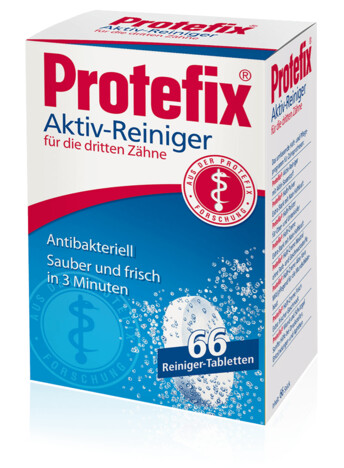 Таблетки для очищення зубних протезів Protefix